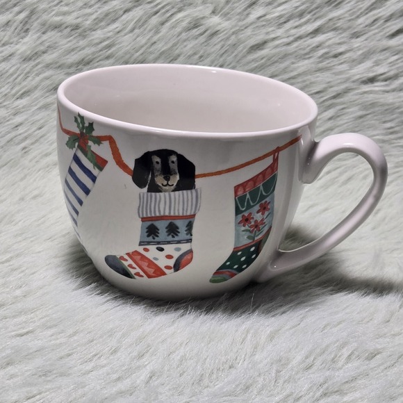 Other - Harvest Greene Studio Dog Dachshund Coffee‎ Mug Christmas Stocking With Doxie